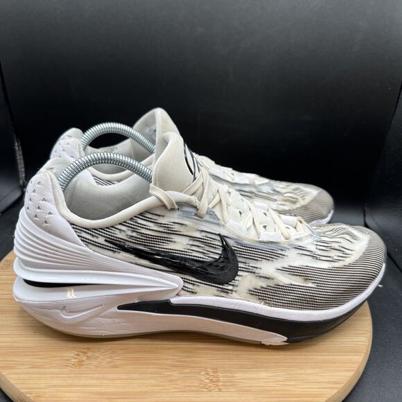 Nike Men’s Size 11.5 Air Zoom GT Cut 2 TB Basketball Shoe White Black FJ8915-100 main image 10